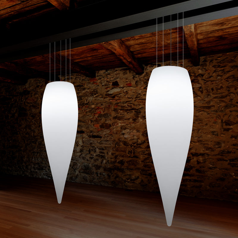 Huge 120cm Hanging Waterdrop Pendant Light, Decorative Suspension LED Lamp, E27, White