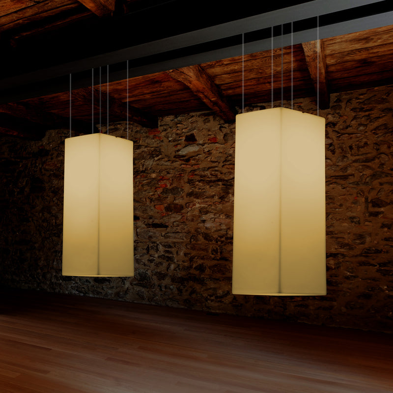 Pillar LED Hanging Light, Modern Ceiling Lamp, 110 x 30cm, E27, Warm White