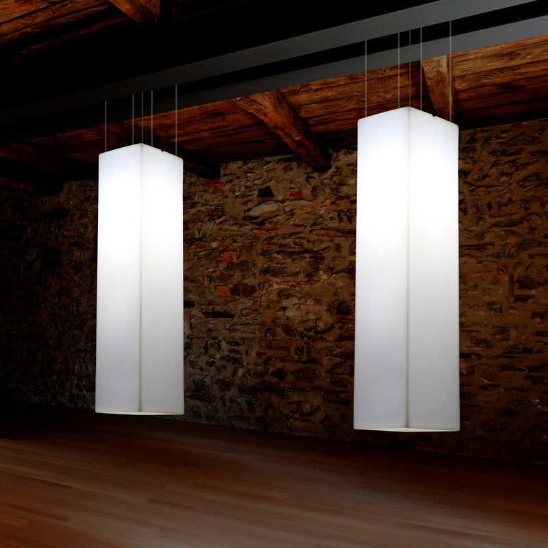 Column Ceiling Light, Large 1.8 Metre RGB Hanging Lamp, 180 x 30cm, LED Atmosphere Lamp