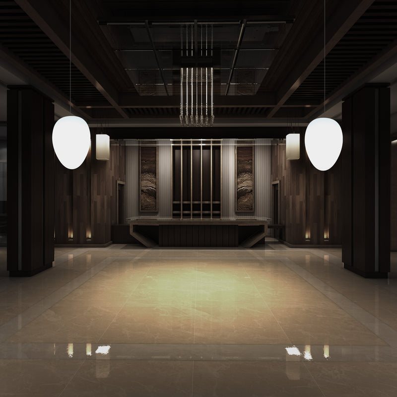 Unique Ceiling LED Light, Decorative Egg RGB Hanging Lamp, 37 cm, Ambient Mood Lighting