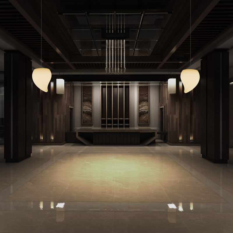 Decorative LED E27 Hanging Ceiling Light, Tear Drop Suspension Pendant Lamp, Warm White
