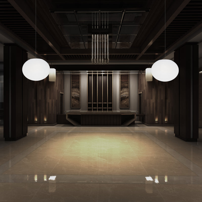 Ellipse Oval Pendant Hanging Light, Dimmable Multi Colour Ceiling Lamp, Flat Globe Ball