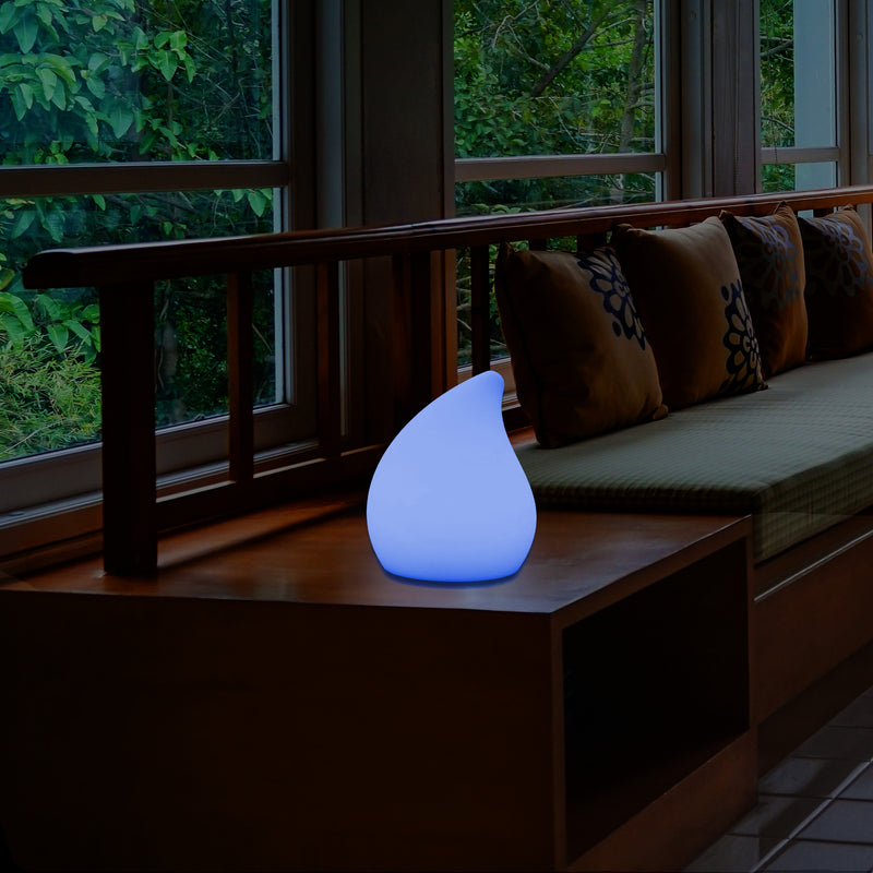 Dimmable Decorative LED Table Lamp, Colour Changing Drop Light with Remote, 20cm