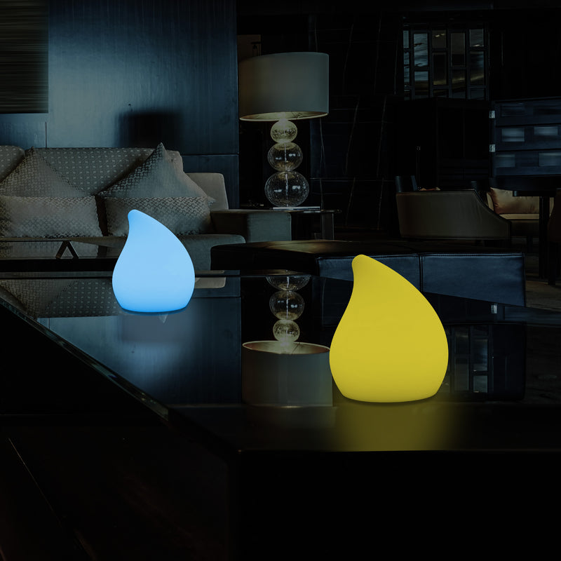 Dimmable Decorative LED Table Lamp, Colour Changing Drop Light with Remote, 20cm