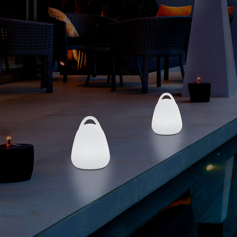 Mains Powered Outdoor Garden Lantern Light, Decorative Balcony Terrace Table Lamp, 5V