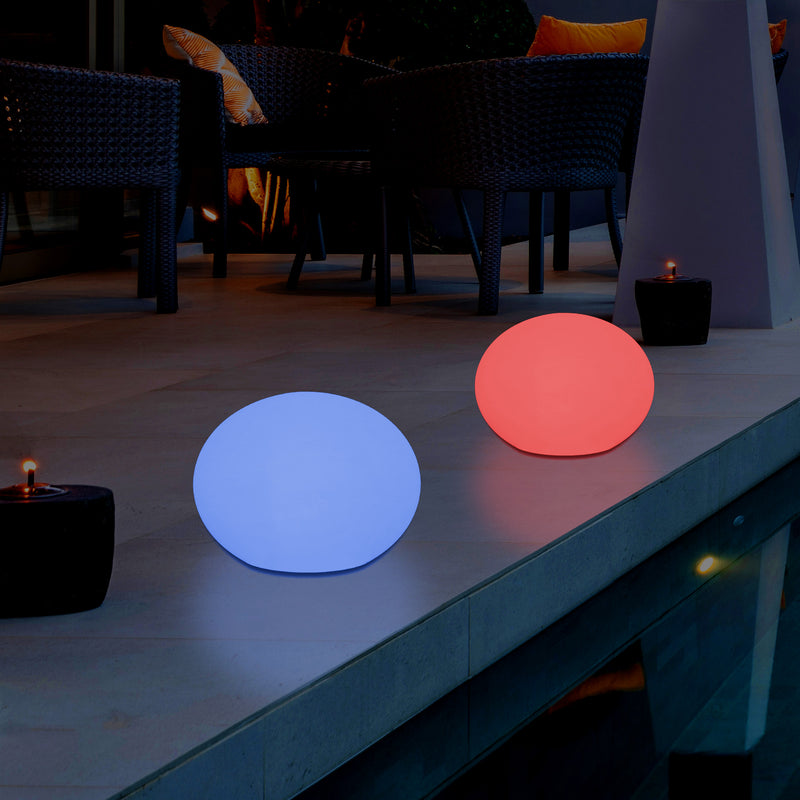 Outdoor Mains Operated Decorative Oval Ellipse Light for Garden, Patio, Terrace, Balcony