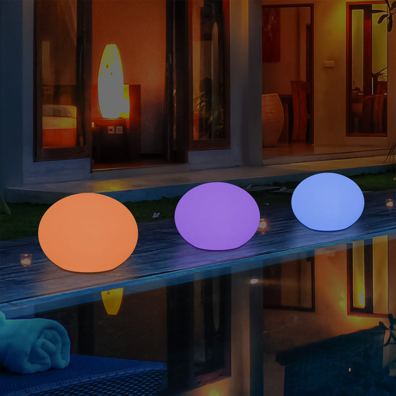 Outdoor Mains Operated Decorative Oval Ellipse Light for Garden, Patio, Terrace, Balcony