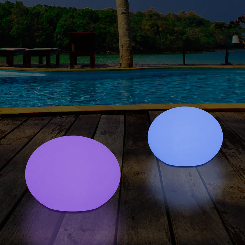 Outdoor Mains Operated Decorative Oval Ellipse Light for Garden, Patio, Terrace, Balcony