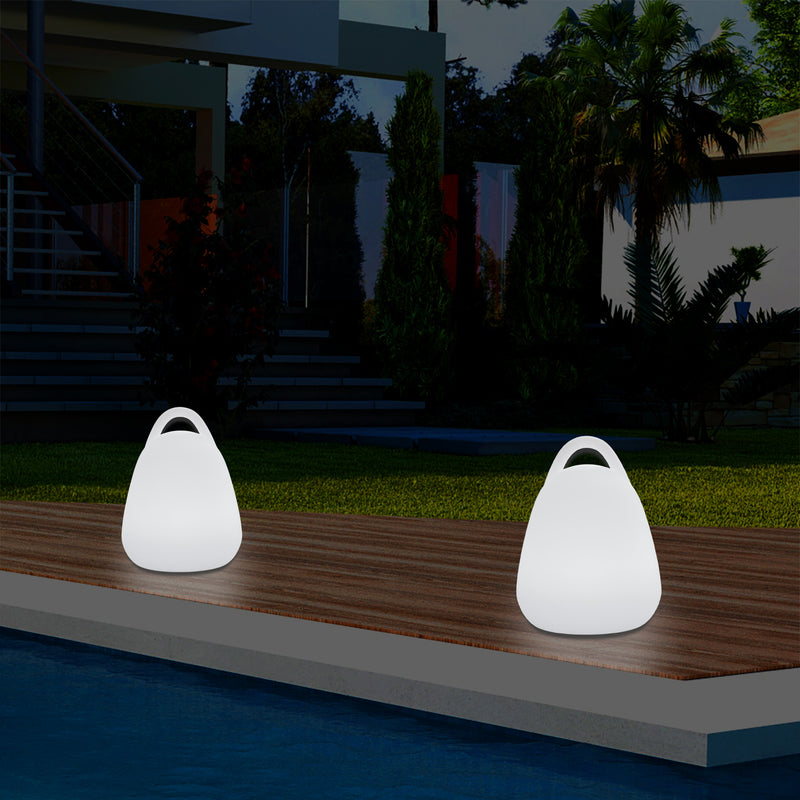 Mains Powered Outdoor Garden Lantern Light, Decorative Balcony Terrace Table Lamp, 5V