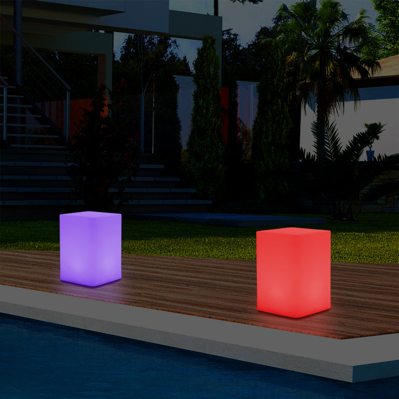 Multi Colour LED Table Centre Light, Wireless Bedside Night Lamp, 20cm, Remote Controlled