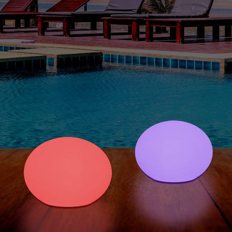 Outdoor Mains Operated Decorative Oval Ellipse Light for Garden, Patio, Terrace, Balcony