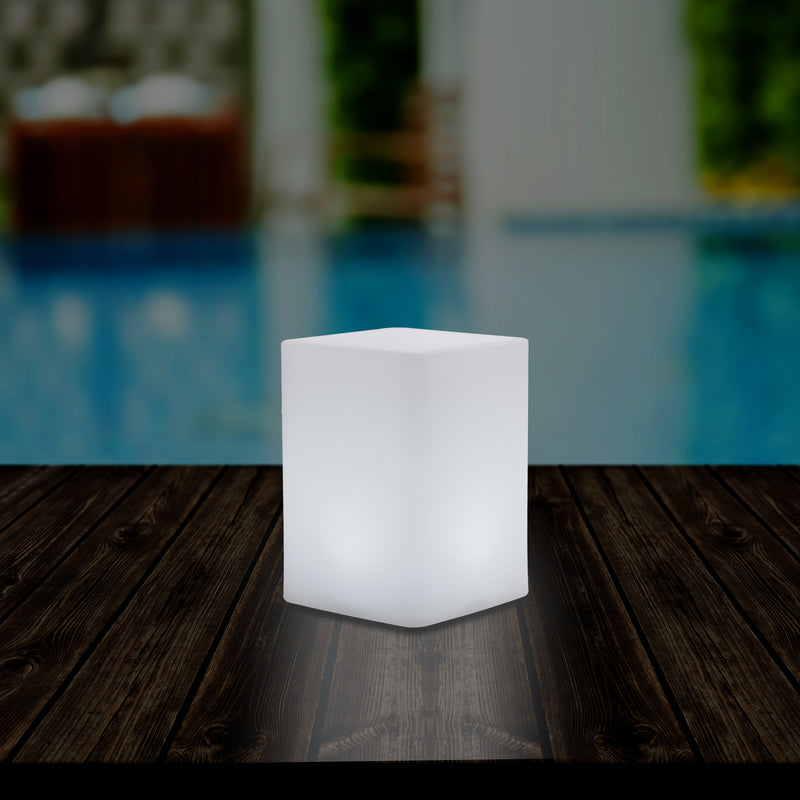 Multi Colour LED Table Centre Light, Wireless Bedside Night Lamp, 20cm, Remote Controlled