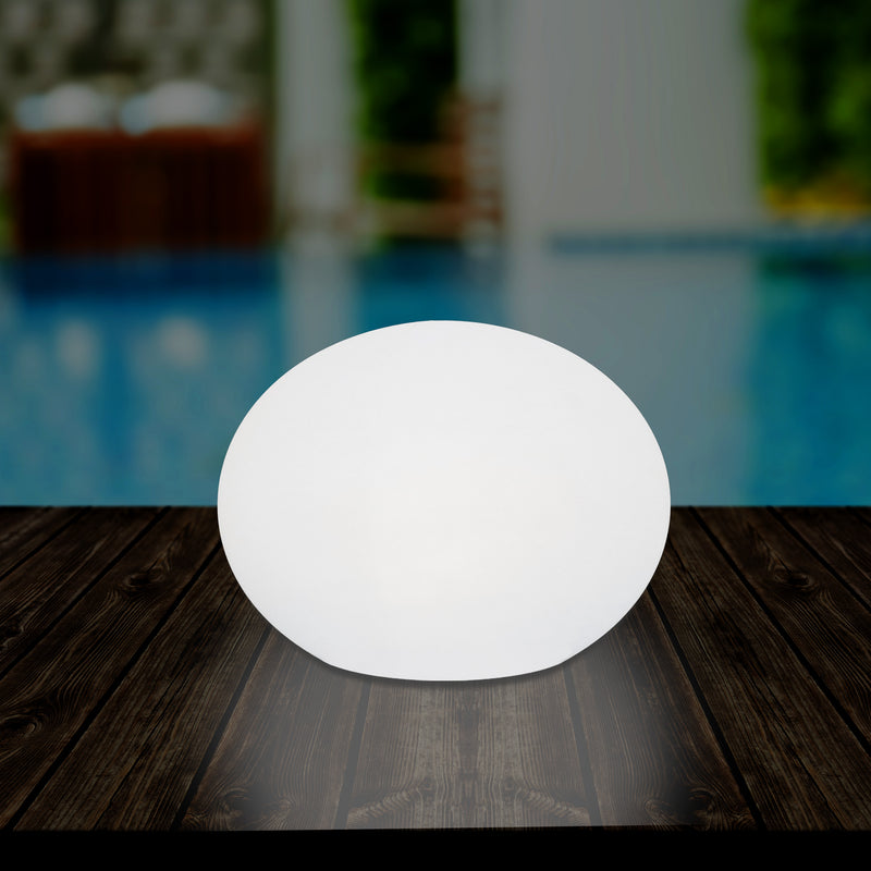 Outdoor Mains Operated Decorative Oval Ellipse Light for Garden, Patio, Terrace, Balcony