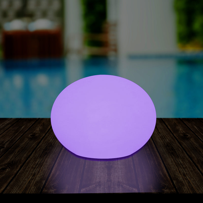 Outdoor Mains Operated Decorative Oval Ellipse Light for Garden, Patio, Terrace, Balcony