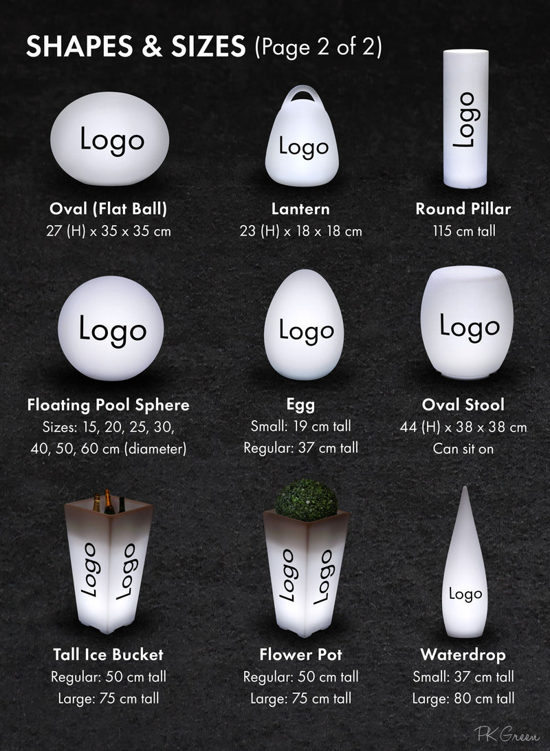 Flat round store led bulb